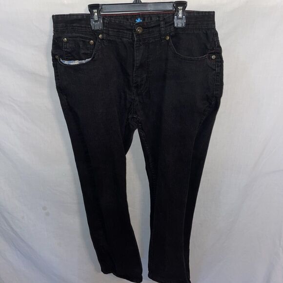 Nat Nast Men’s Stretchy Jeans Size 34x30 Black Denim Streetwear Outdoors Comfort